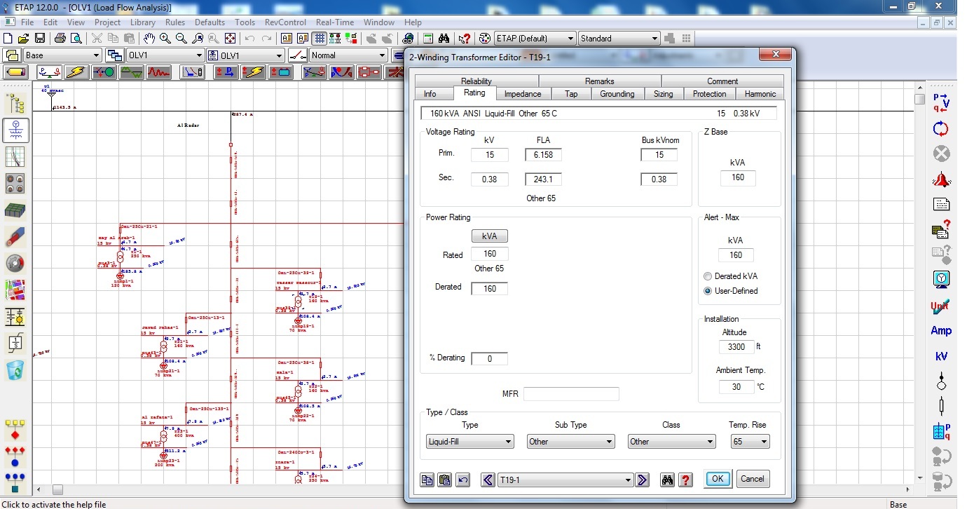 Example of one project realized by AEMS for the account of NEUC